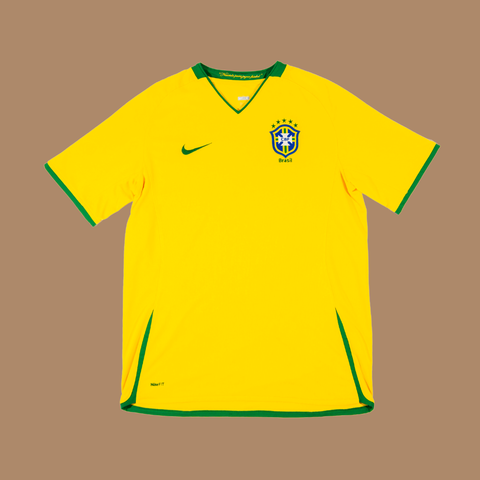 Brazil 2008 Home Shirt — XL