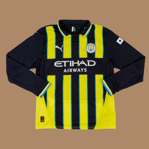 Manchester City 2024/25 Away Long Sleeve Shirt — L