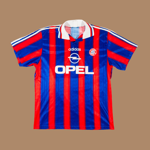 Bayern Munich 1995/96 Home Shirt — Klinsmann #18 — L