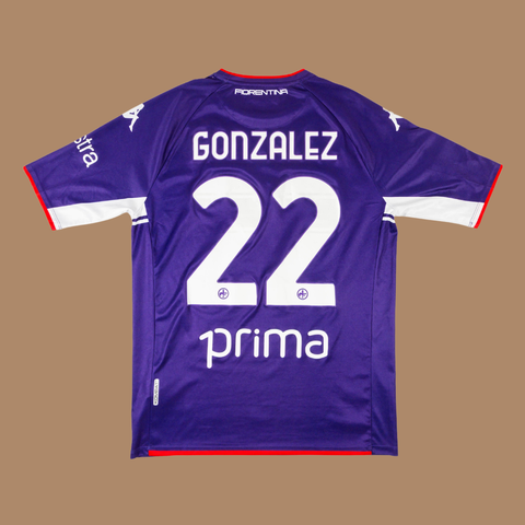Fiorentina 2021/22 Home Shirt — Gonzalez #22 — XL