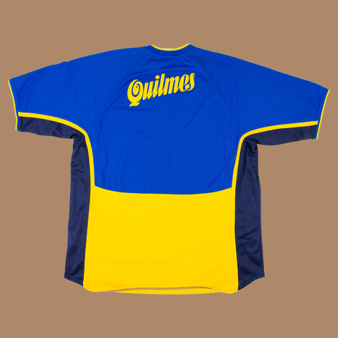 Boca Juniors 2001/02 Home Shirt — XL